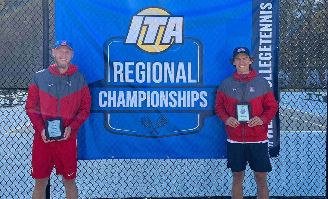Slavic and Engelhardt Finish as ITA Southern Region Doubles Runners-Up