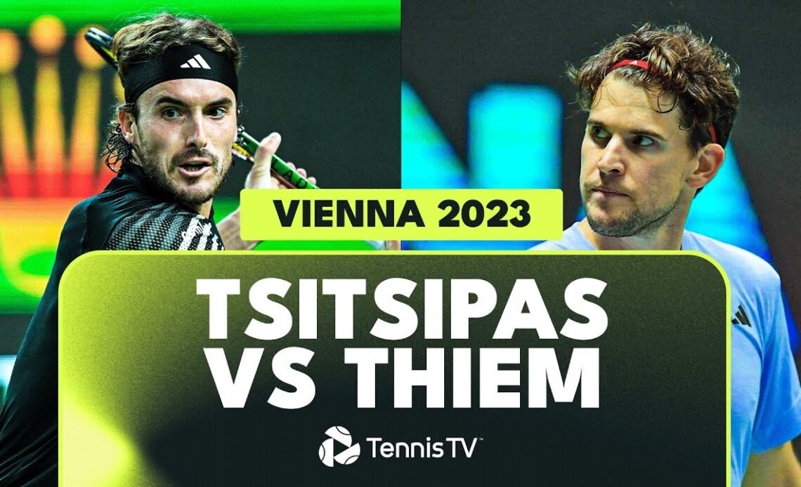Stefanos Tsitsipas vs Dominic Thiem ENTERTAINING Match Highlights | Vienna 2023