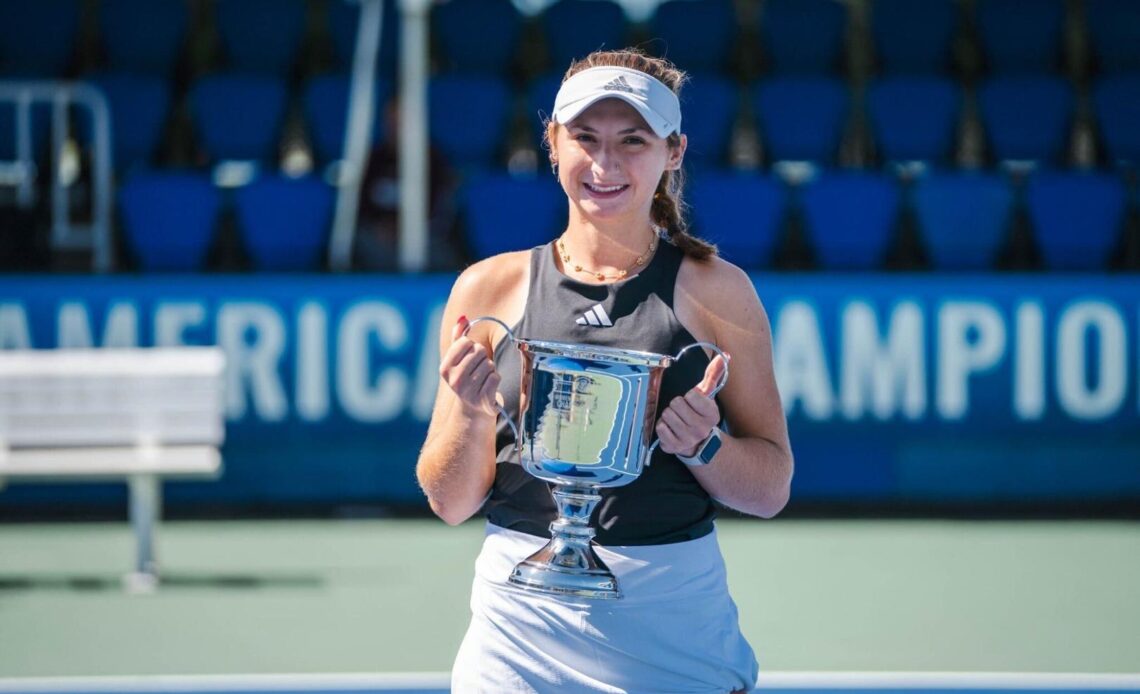 Stoiana Claims ITA All-American Championships Singles Title - Texas A&M Athletics