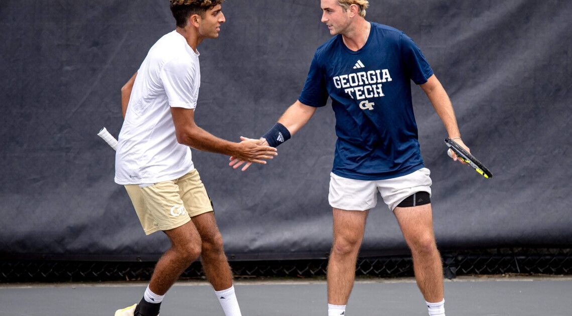 Tech Concludes Day One of Black & Gold Invitational – Men's Tennis — Georgia Tech Yellow Jackets