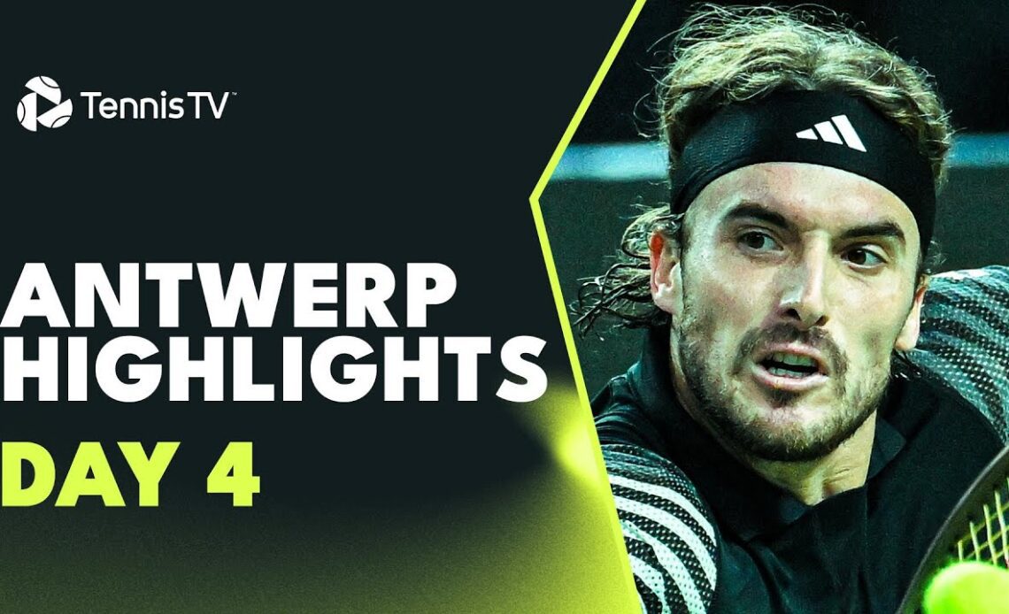 Tsitsipas Begins Campaign; Thiem, Struff Play Respective Marathons | Antwerp 2023 Day 4 Highlights