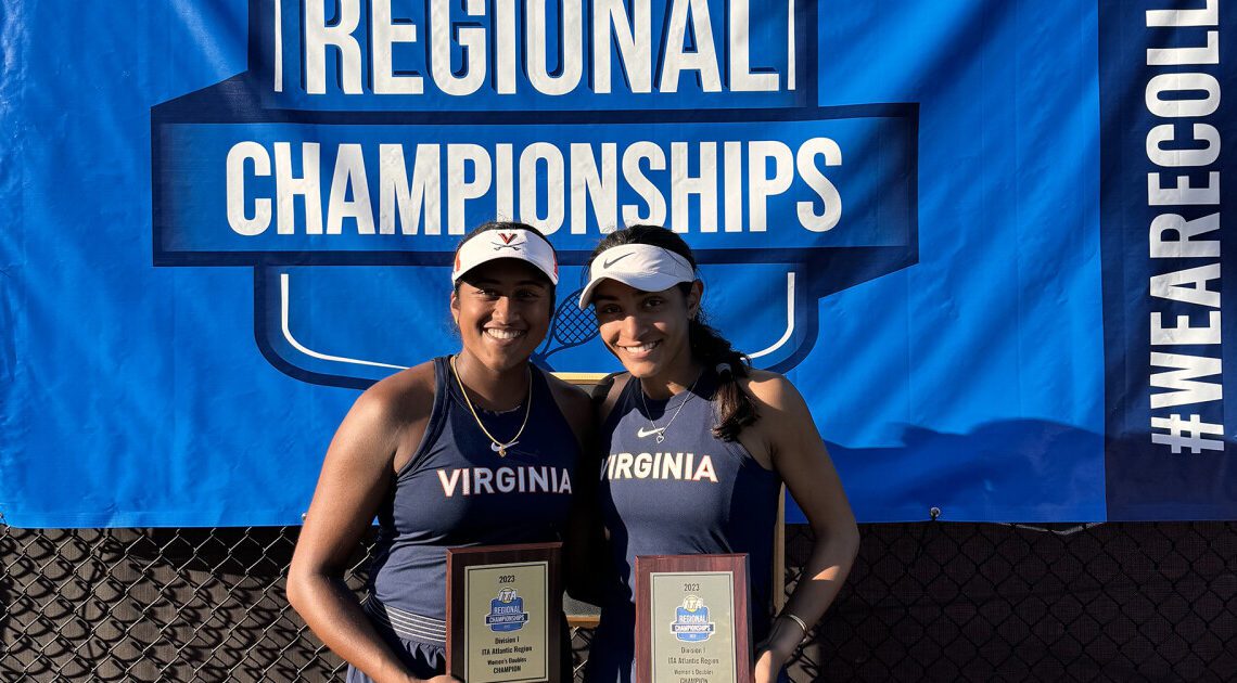Virginia Women's Tennis | Shaikh and Subhash Win ITA Regional Doubles Title