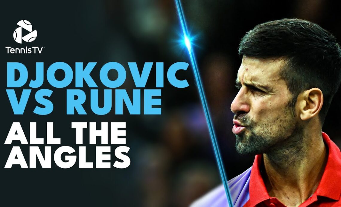 ALL THE ANGLES: Novak Djokovic vs Holger Rune EPIC Match | Paris 2023