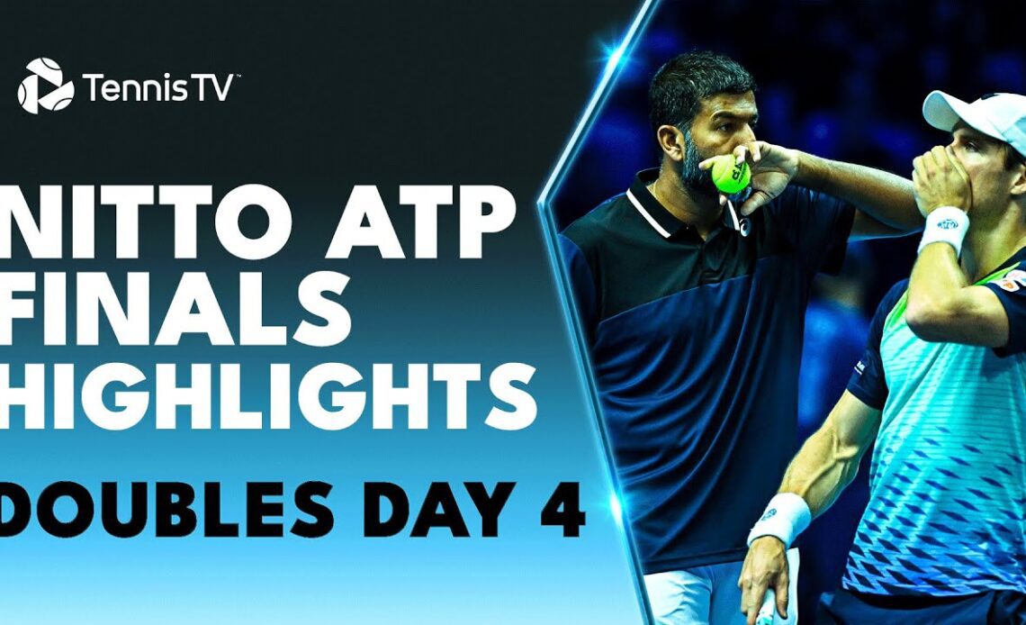 Bopanna/Ebden, Ram/Salisbury And More Feature | Nitto ATP Finals 2023 Doubles Highlights Day 4