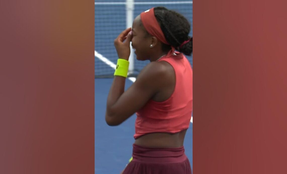 Coco Gauff THOUGHT it was over! 😂
