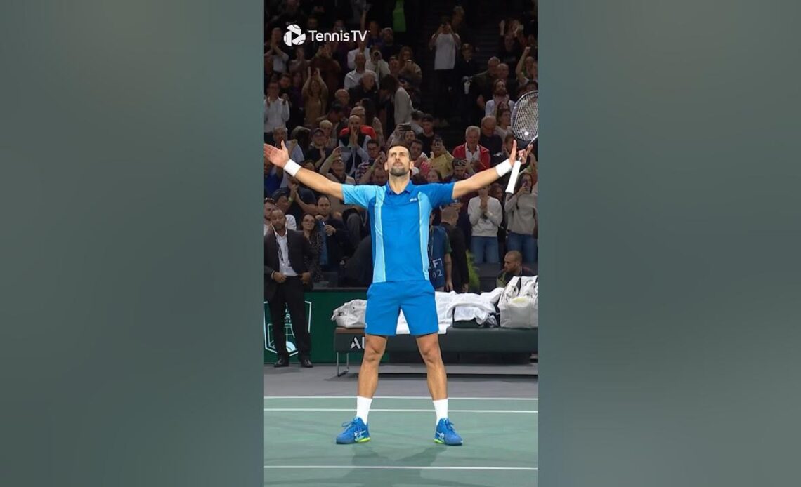 Djokovic hits the Jude Bellingham celebration 🥶