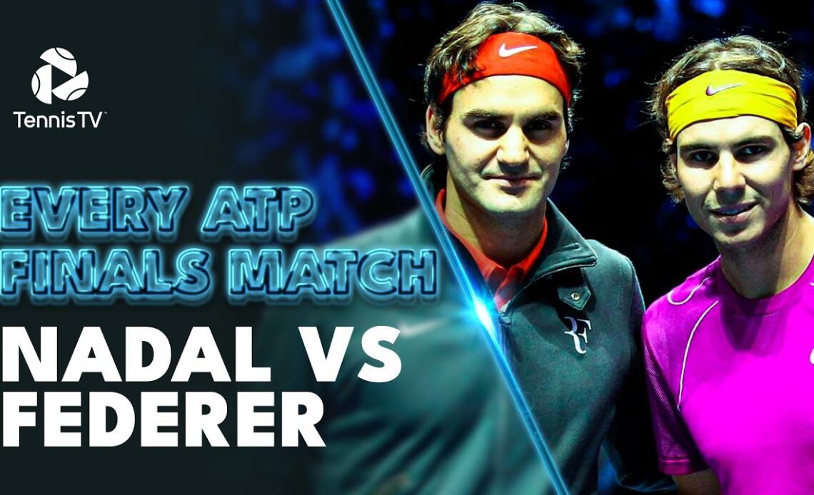 EVERY Rafael Nadal vs Roger Federer ATP Finals Match!