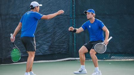 Heller and Zhang Fall on Opening Day of ITA National Fall Championships