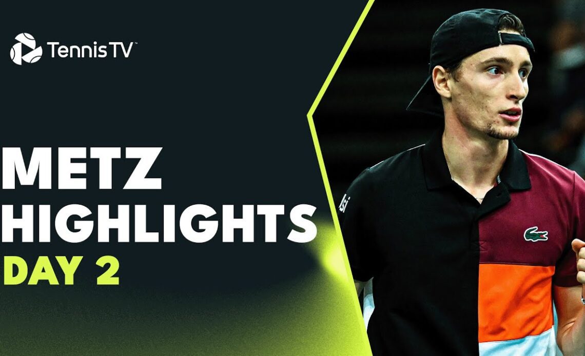 Humbert Takes On Thiem; Khachanov, Fognini In Action | Metz 2023 Highlights Day 2