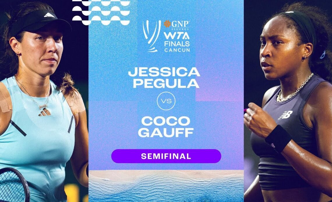 Jessica Pegula vs. Coco Gauff | 2023 WTA Finals Semifinal | WTA Match Highlights