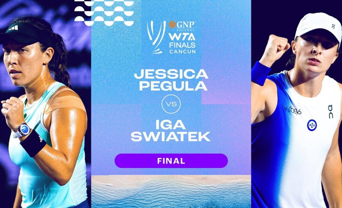 Jessica Pegula vs. Iga Swiatek | 2023 WTA Finals Final | WTA Match Highlights