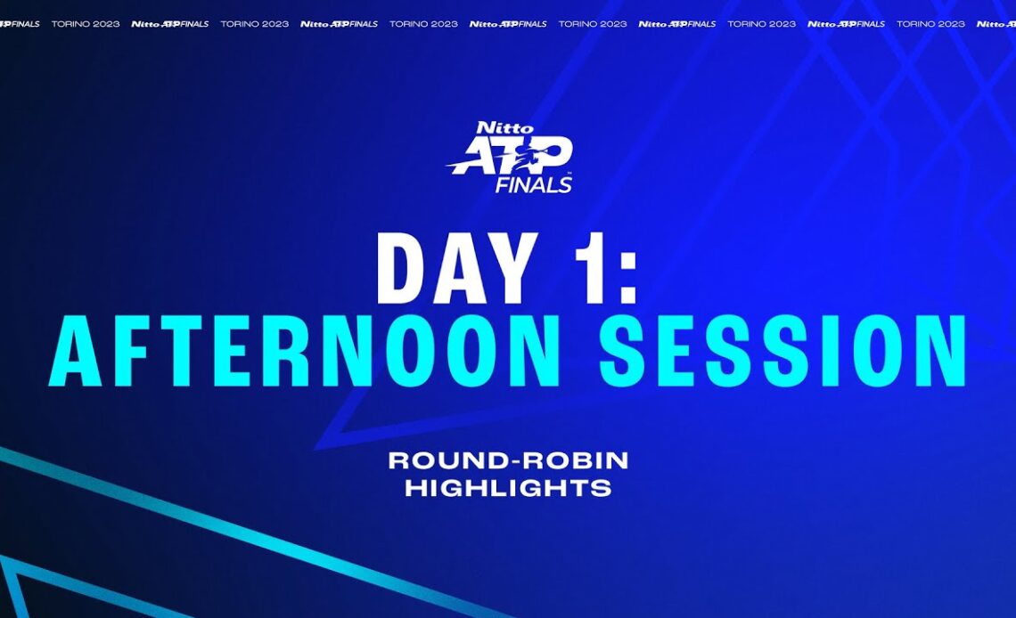 Nitto ATP Finals: Day 1 Afternoon Session Highlights