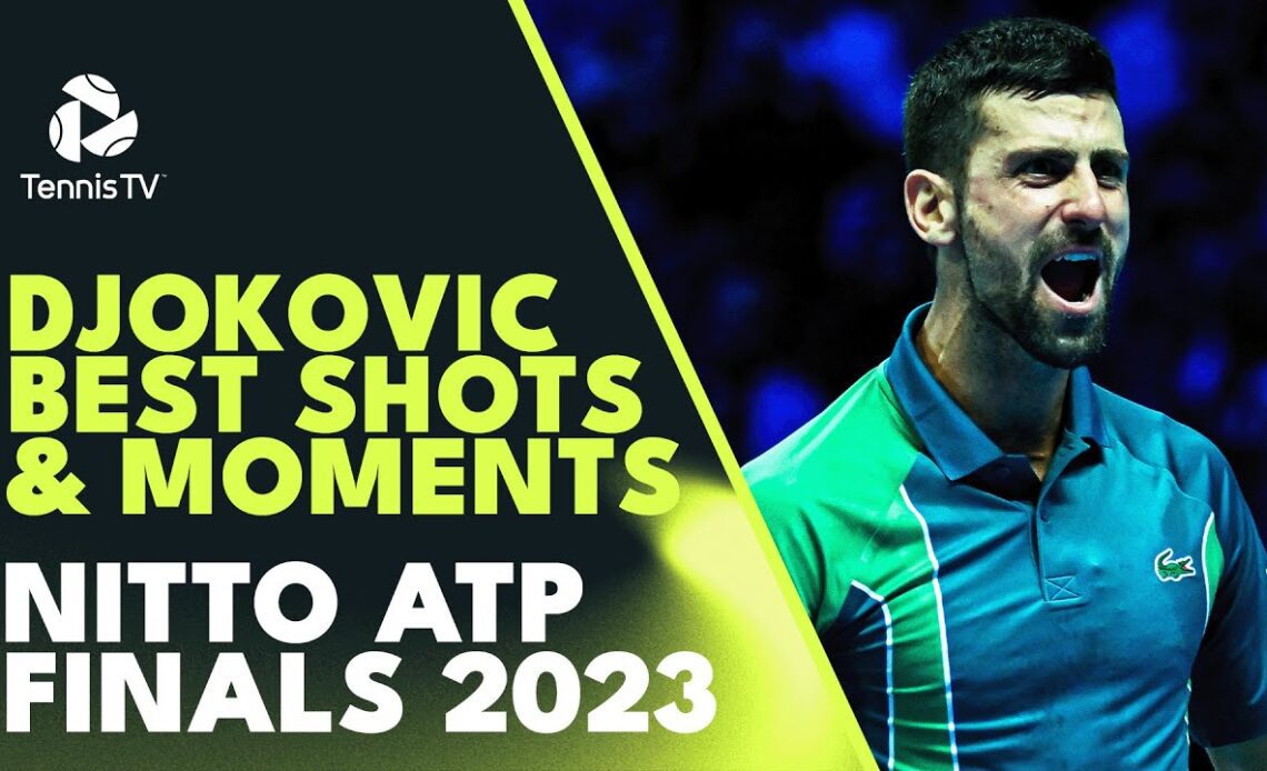 Novak Djokovic Best Shots & Moments! | Nitto ATP Finals 2023 - VCP Tennis