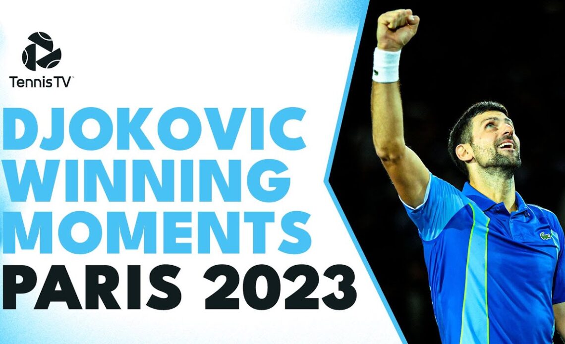 Novak Djokovic Winning Moments vs Grigor Dimitrov 👏 | Paris 2023 Final