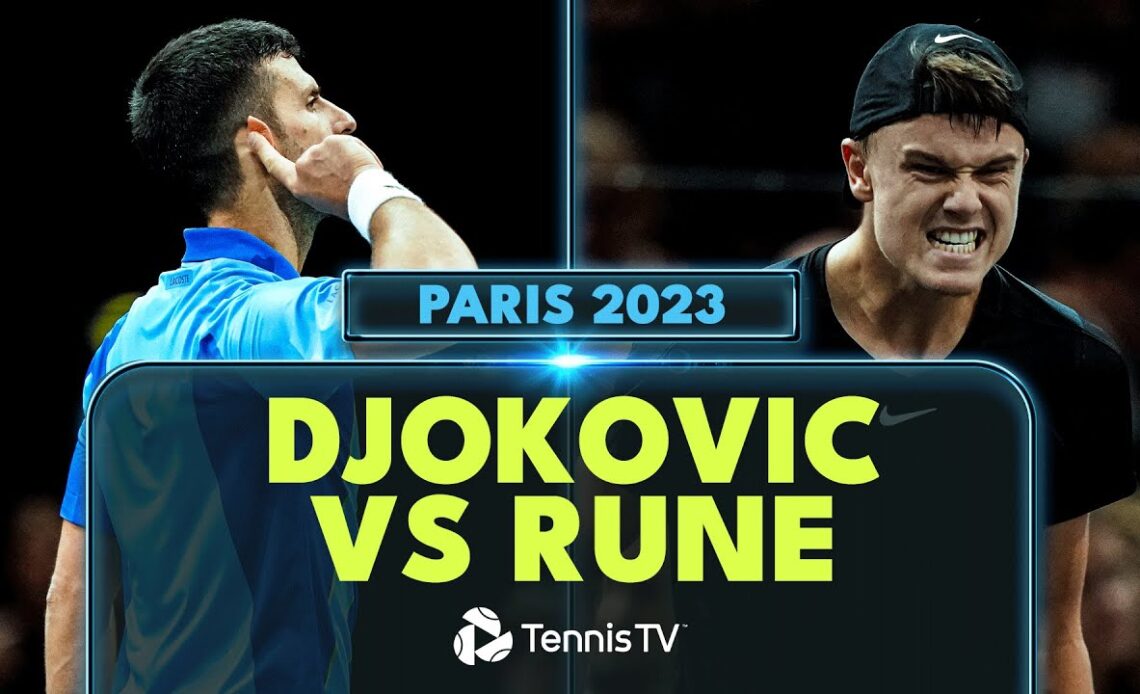 Novak Djokovic vs Holger Rune THRILLER! 💪 | Paris 2023 Highlights