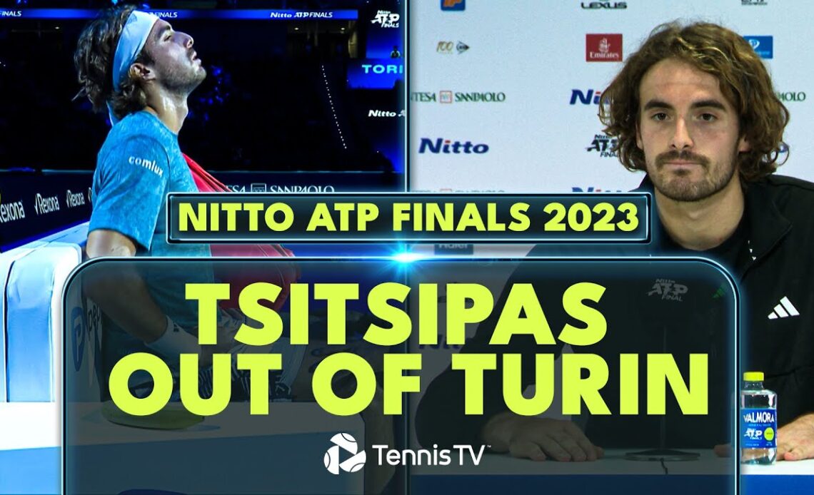 Stefanos Tsitsipas Withdraws From The 2023 Nitto ATP Finals 🤕