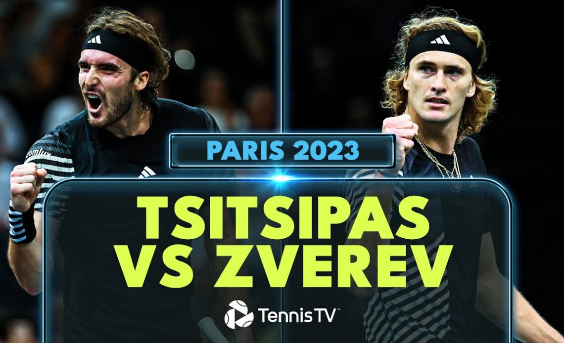 Stefanos Tsitsipas vs Alexander Zverev Highlights | Paris 2023 Highlights