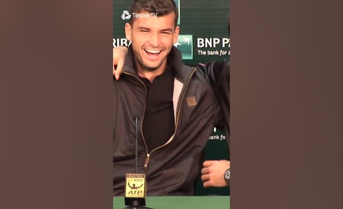 When Djokovic Crashed Dimitrov's Press Conference! 😂