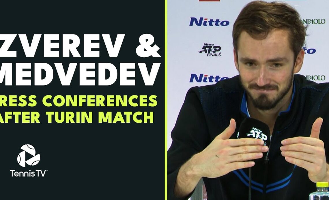 "I'll Be The Biggest Medvedev Fan On Friday": Medvedev & Zverev React To Nitto ATP Finals Match 🗣