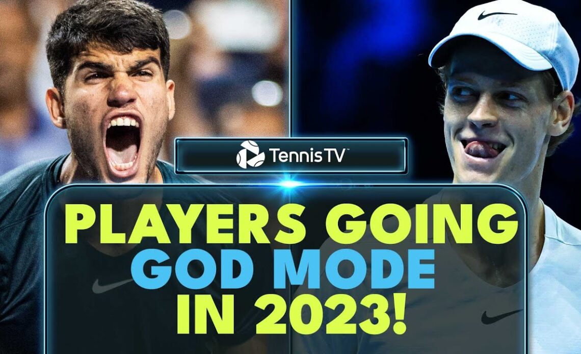 10 Times Tennis Players Went GOD MODE In 2023 🥶