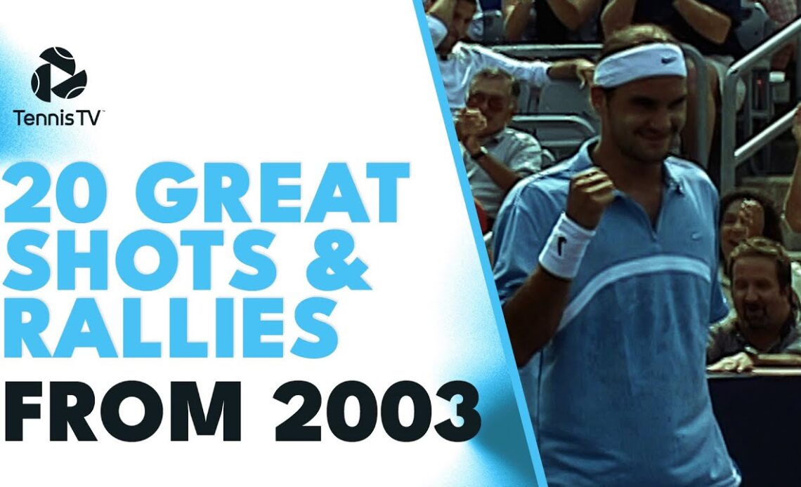 20 BRILLIANT ATP Tennis Shots From The Year 2003!