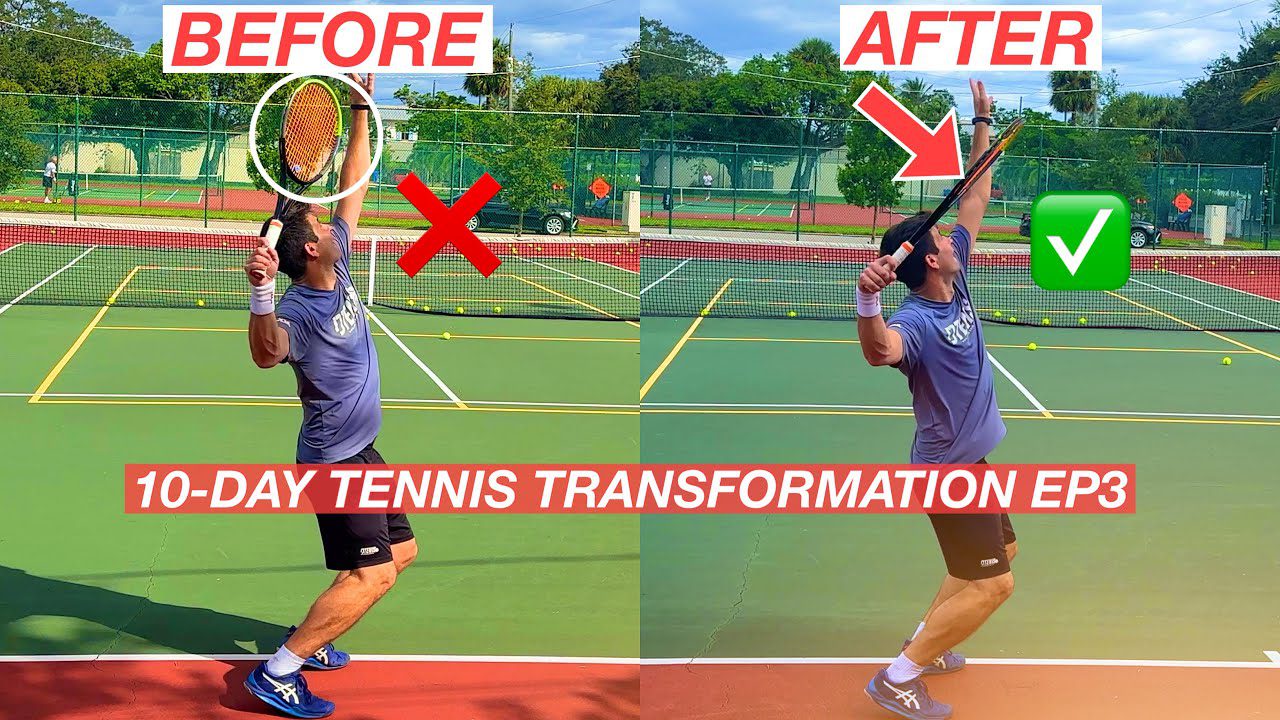 Correcting Racquet Drop Mistakes | 10-Day Tennis Transformation EP3