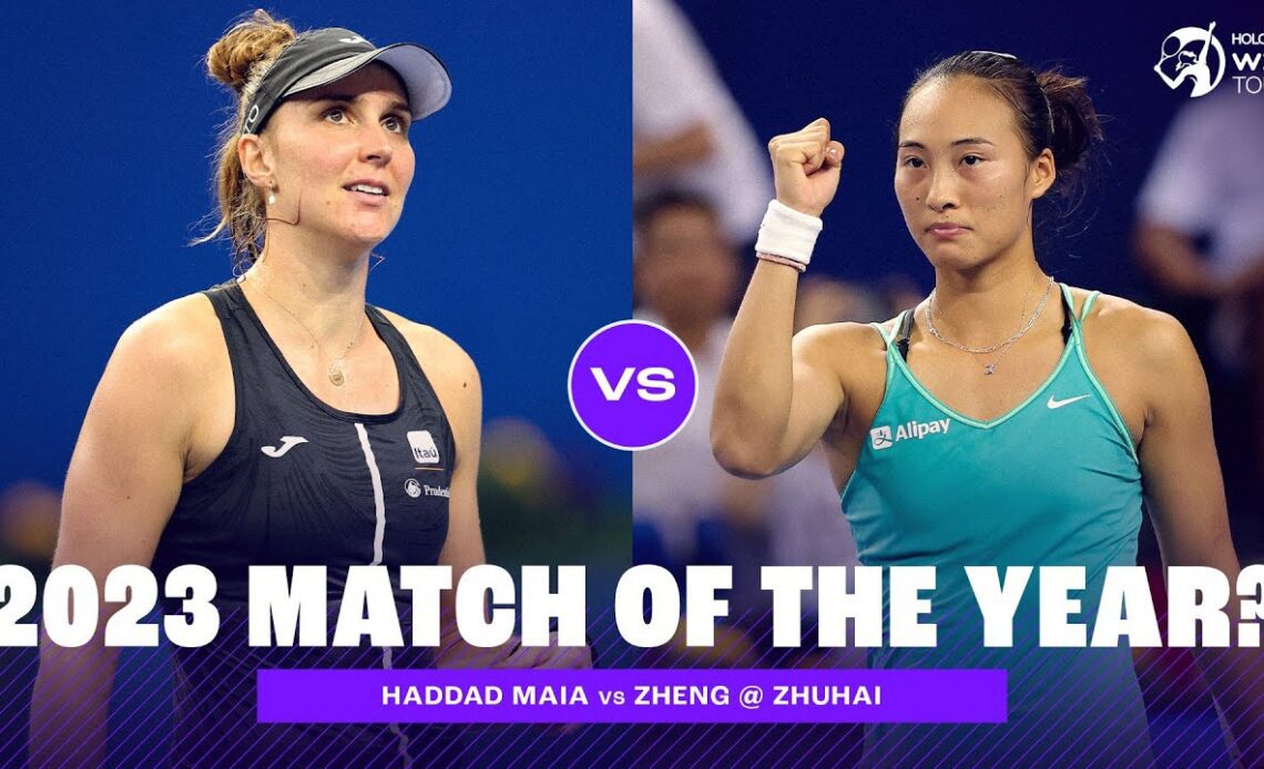 FULL MATCH | Beatriz Haddad Maia vs. Zheng Qinwen | 2023 WTA Elite Trophy Final Zhuhai
