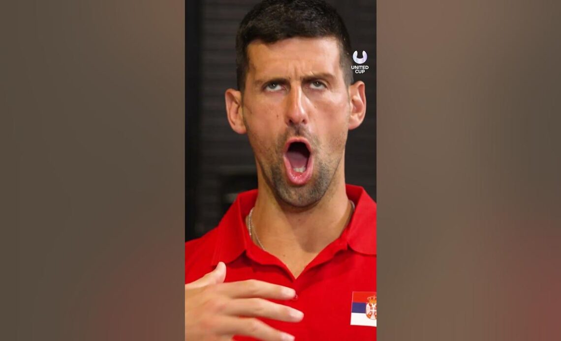 Novak Djokovic shows his singing skills 😂