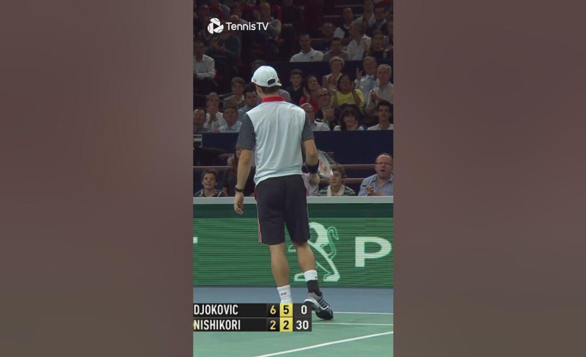 Novak Djokovic's Return Was Good, But Kei Nishikori's Volley Was Even BETTER 🥵