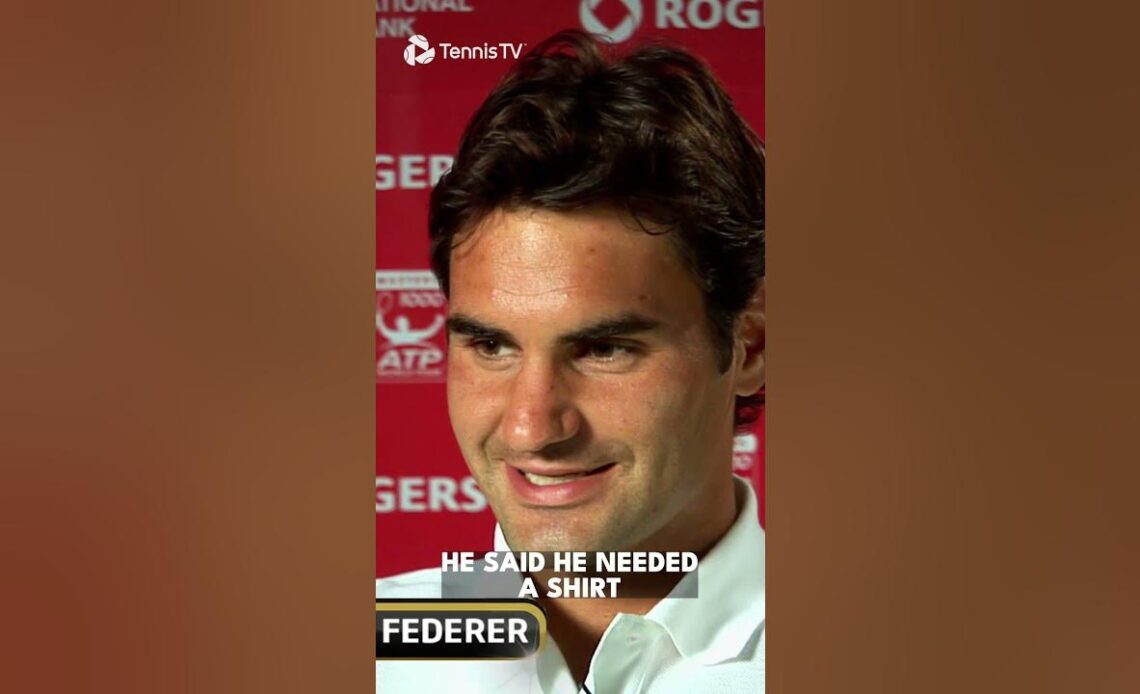 Roger Federer SWAPS Shirts With Michael Llodra 🤪