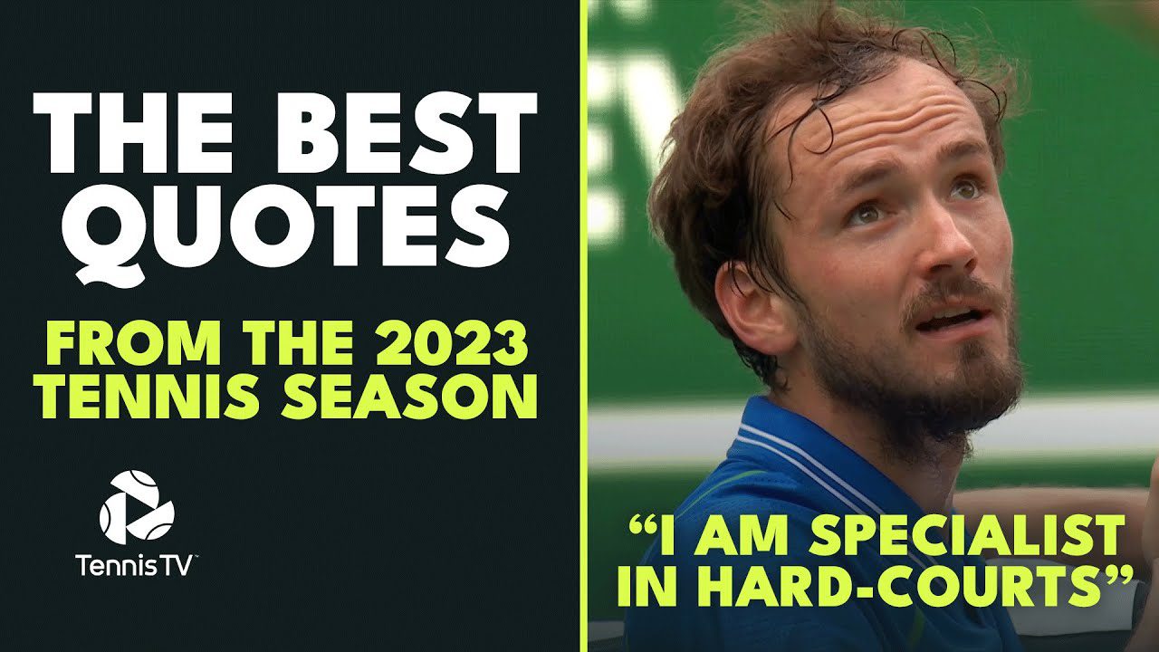 The Best Quotes Of The 2023 Tennis Season! 🎙️
