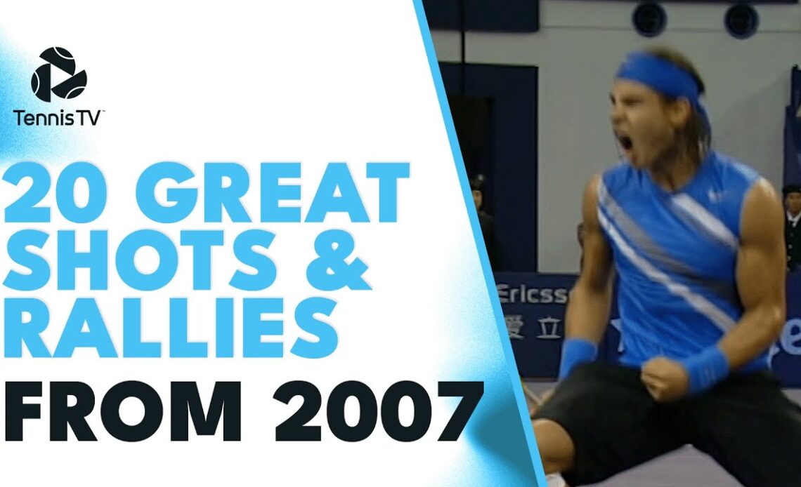 20 BRILLIANT ATP Tennis Points From 2007!