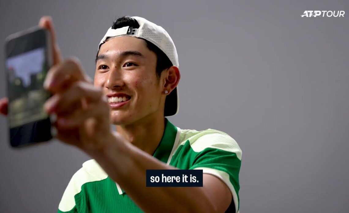AO In My Phone: Which Tour rival can #NextGenATP star Shang get on his phone?