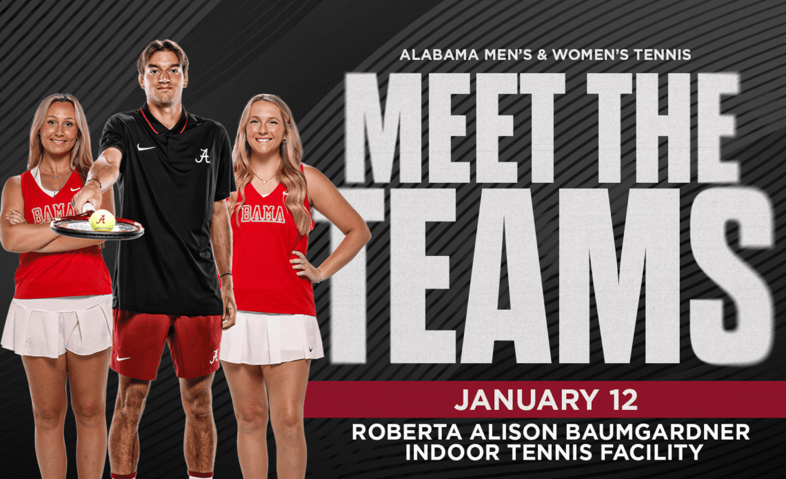 Alabama Men’s and Women’s Tennis Hosts Season Kickoff Event on Jan. 12