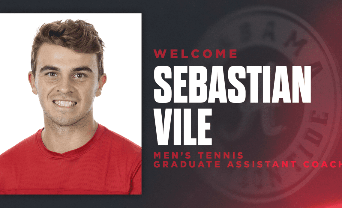 Alabama Welcomes Sebastian Vile to Men’s Tennis Coaching Staff