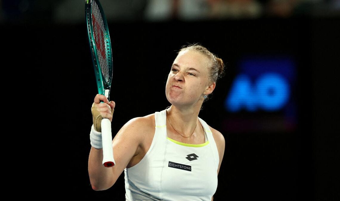 Australian Open | Blinkova upsets 2023 finalist Rybakina in a wild, record-long tiebreaker
