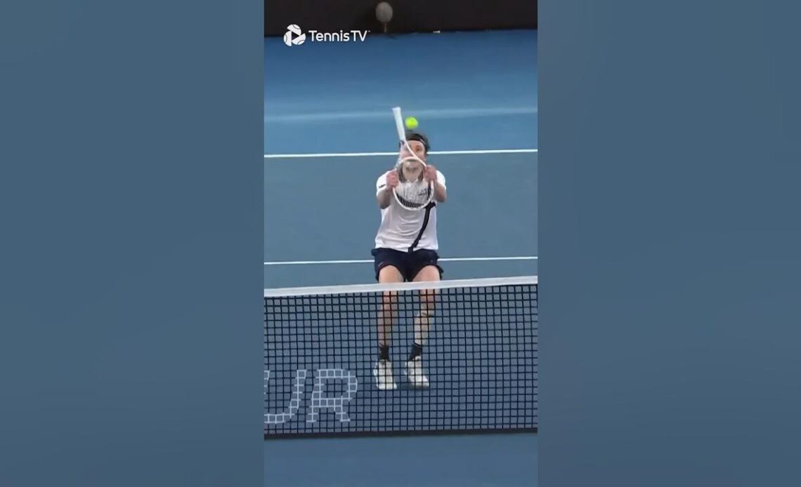 Bublik Uses The HANDLE Of His Racket 🤣
