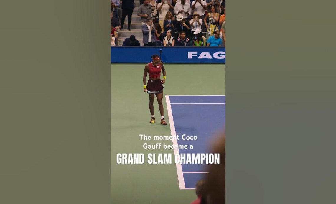 Call me Champion 📞 Relive Coco Gauff’s journey in #BreakPointS2 #wta #tennis #shorts #netflix