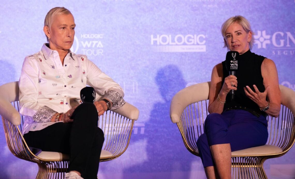 Chris Evert, Martina Navratilova oppose WTA Finals in Saudi Arabia