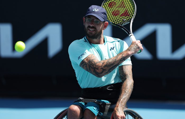 Davidson charges into quarterfinals at Australian Open 2024 | 23 January, 2024 | All News | News and Features | News and Events