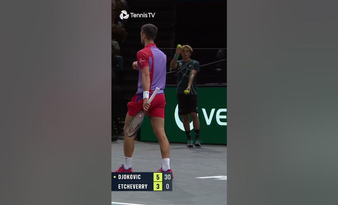 Djokovic Hits A SPLITS Winner 🥵