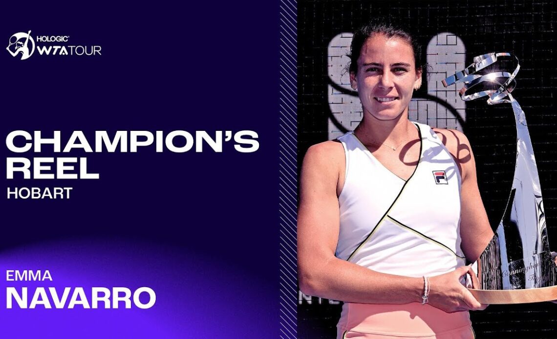 Emma Navarro's best points en route to her FIRST WTA Tour title! 🏆