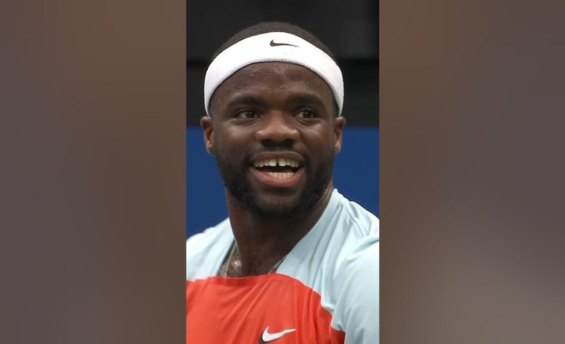 Frances Tiafoe THOUGHT it was going out! 😱