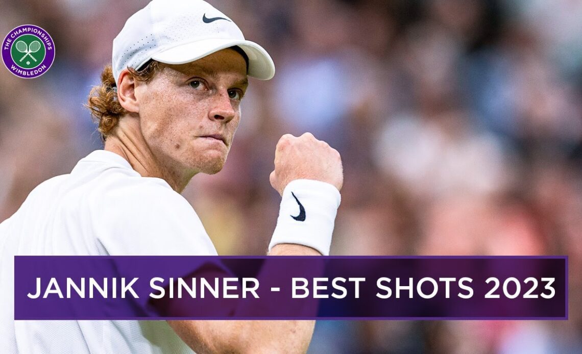 Jannik Sinner - Best Shots from Wimbledon 2023