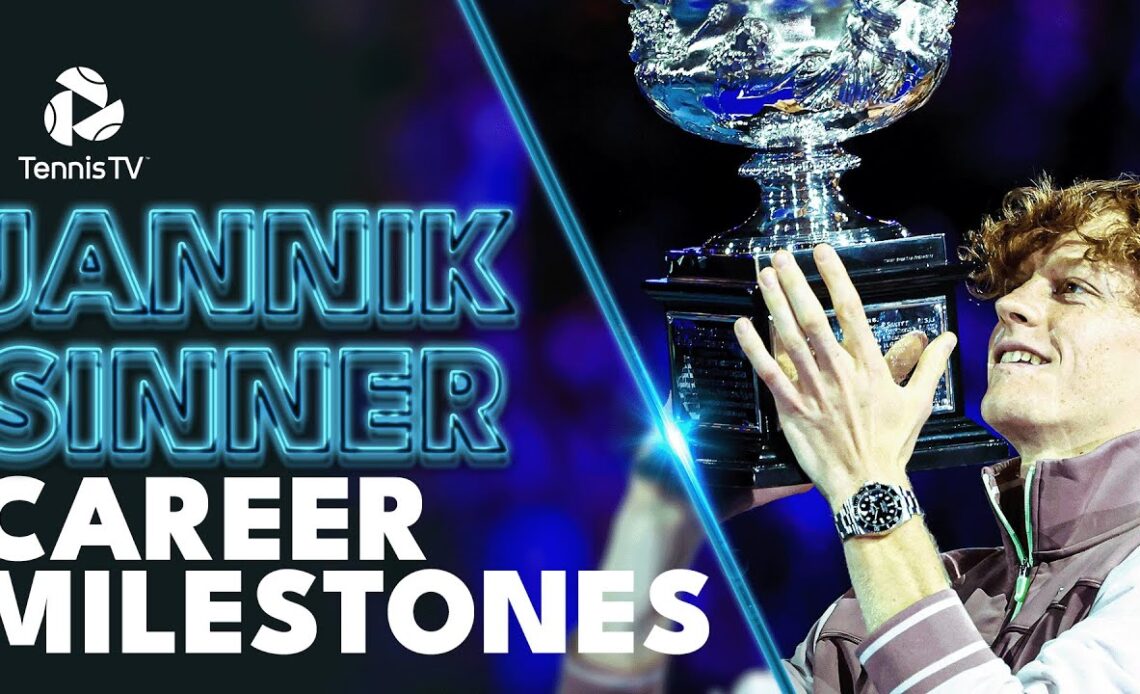 Jannik Sinner: Career Milestones So Far... 🏆