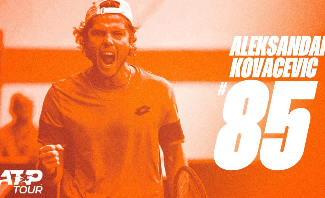 Kovacevic Lands in the top-100 of the ATP Rankings