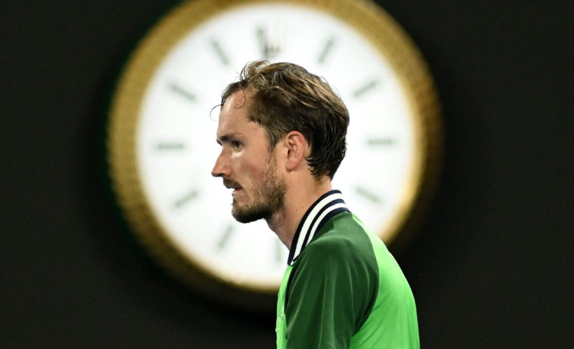 Medvedev wins Australian Open match in 3rd-latest Slam finish