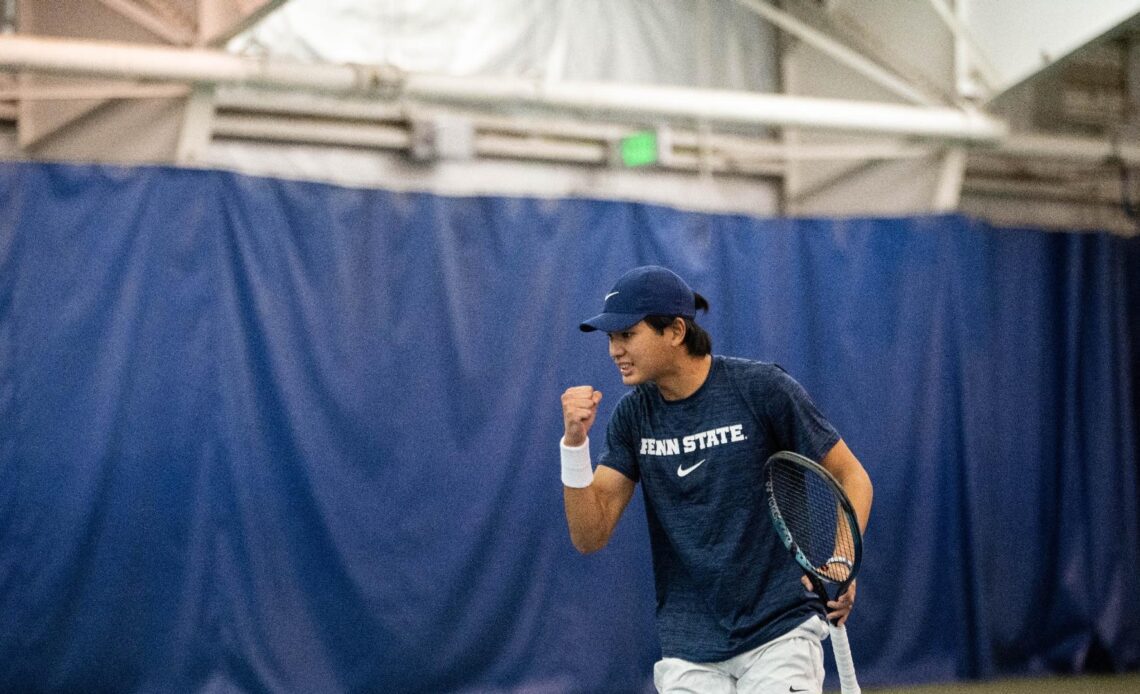 Men's Tennis Defeats Cleveland State, 4-3, in Home Opener Win