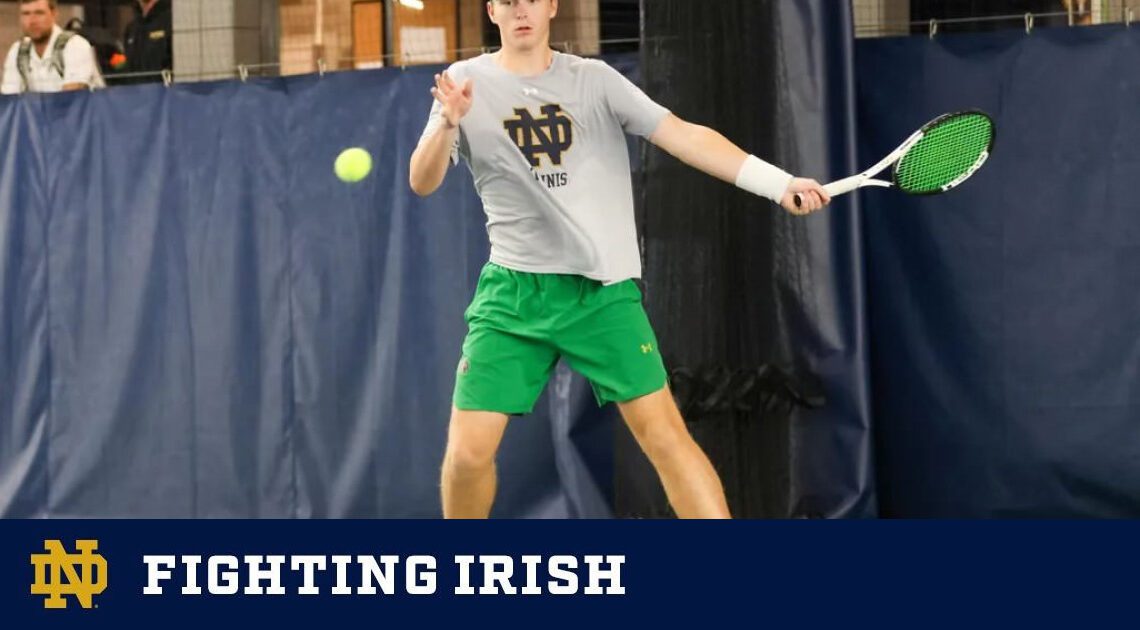 Men’s Tennis Opens Season With Two Sweeps of IUPUI – Notre Dame Fighting Irish – Official Athletics Website