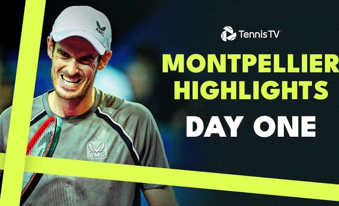 Murray Faces Paire; Bonzi, Munar & Mmoh Feature | Montpellier 2024 Highlights